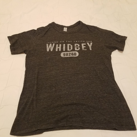 Alternative Tops - Dark Gray Short Sleeve Athletic Tee Emo Goth Grunge Gothic Style